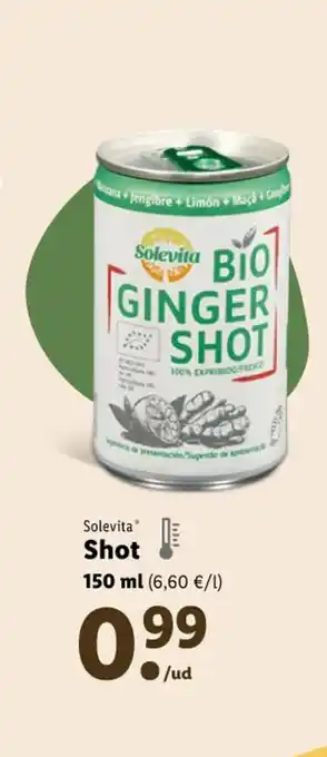 Lidl Shot 150 ml oferta