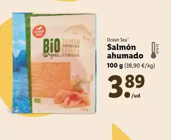 Lidl Ocean Sea Salamon Ahumando 100 g oferta
