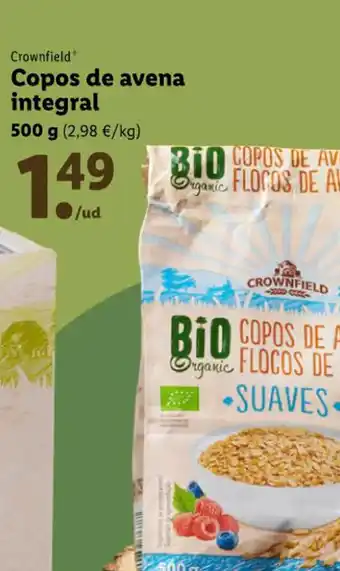 Lidl Copos De Avena Integral 500 g oferta