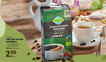 Lidl Fairglobe Cafè Del Mundo Ecologico oferta