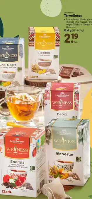 Lidl Lord Nelson Tè Wellnesss oferta
