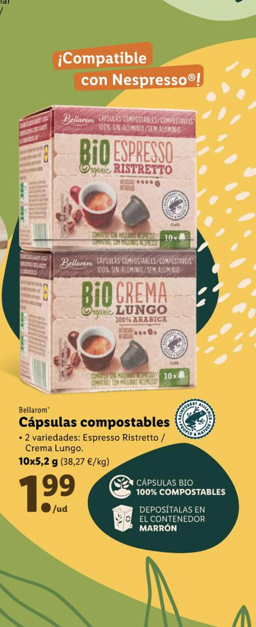Lidl Càpsulas Compostables oferta
