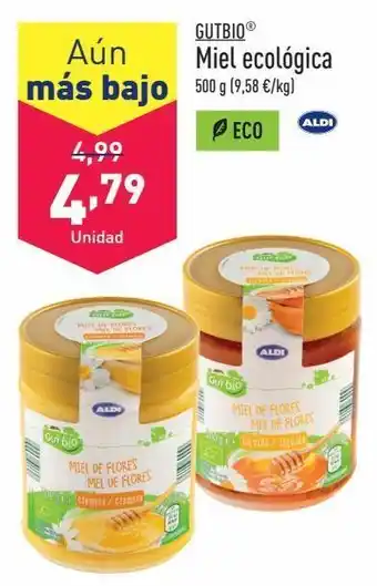 ALDI Miel ecológica gutbio oferta