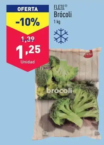 ALDI Brócoli flete oferta