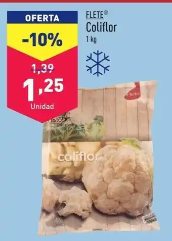 ALDI Coliflor flete oferta