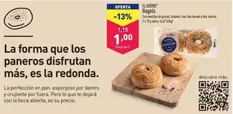 ALDI Bagels el horno oferta
