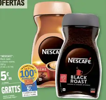 E.Leclerc Nescafè Black Roast oferta