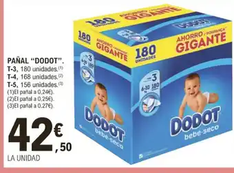 E.Leclerc Pañal Dodot oferta