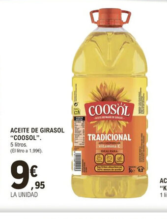 E.Leclerc Aceite de Girasol Coosol oferta