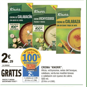 E.Leclerc Crema Knorr oferta
