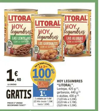 E.Leclerc Hoy Legumbres Litoral oferta