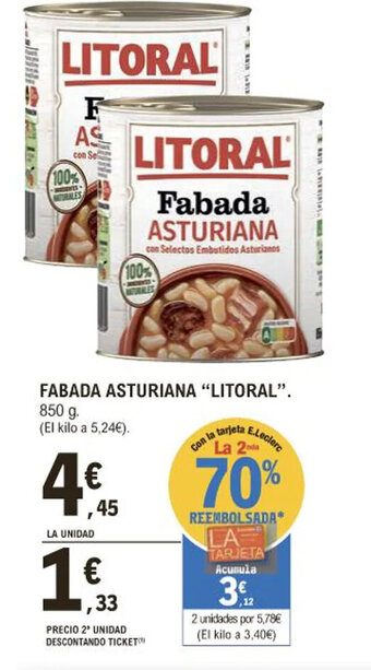 E.Leclerc Fabada Asturiana Litoral oferta