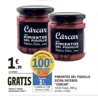 E.Leclerc Pimientos Del Piquillo Extra Enteros Cárcar oferta