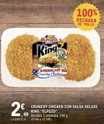 E.Leclerc Crunchy Chicken Con Salsa Deluce King Elpzoo oferta