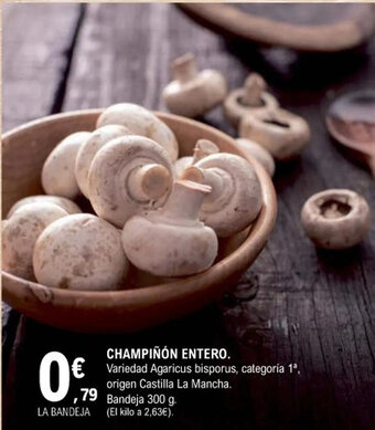 E.Leclerc Champiñon Entero oferta