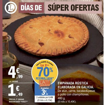 E.Leclerc Empanada Rústica Elaborada En Galicia oferta
