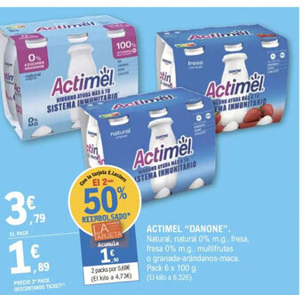 E.Leclerc Actimel Danone oferta