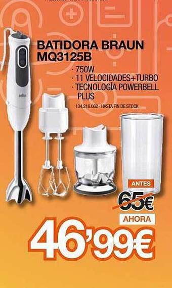 Expert Batidora braun mq3125b oferta