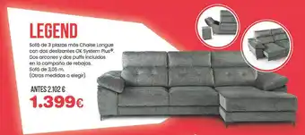 OKSofas Legend oferta