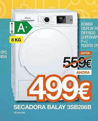 Expert Secadora balay 3sb286b oferta