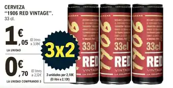 E.Leclerc Cerveza 1906 Red Vintage oferta