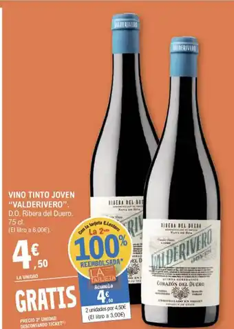 E.Leclerc Vino Tinto Joven Valderivero oferta
