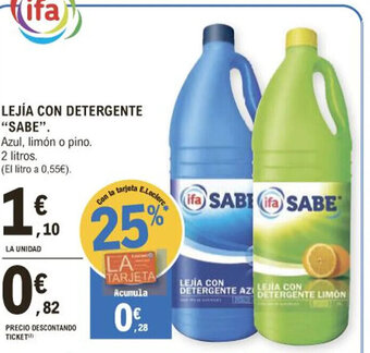 E.Leclerc Lejia Con Detergente Sabe oferta