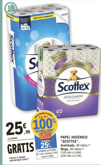 E.Leclerc Papel Higiénico Scottex oferta