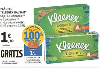 E.Leclerc Pañuelo Kleenex Balsam oferta