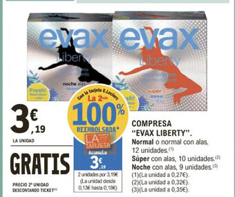 E.Leclerc Compresa Evax Liberty oferta