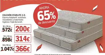 E.Leclerc Colchón Starlite 2.0 oferta