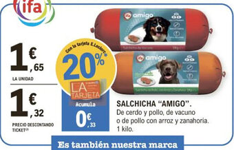 E.Leclerc Salchicha Amigo oferta