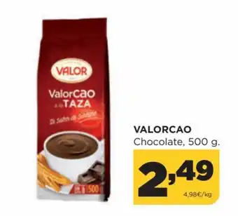 Alimerka Valorcao Chocolate, 500g oferta