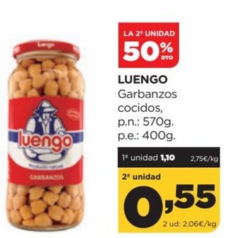 Alimerka Luengo Garbanzos Cocidos oferta