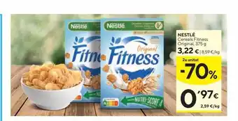 Caprabo 2a unitat -70% nestlé cereals fitness original oferta