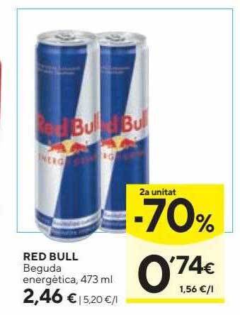 Caprabo 2a unitat -70% red bull beguda energètica oferta