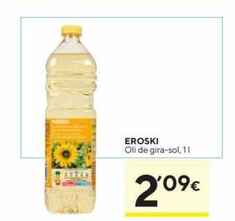 Caprabo Eroski oli de gira-sol oferta