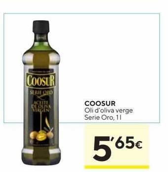 Caprabo Coosur oli d'oliva verge serie oro oferta