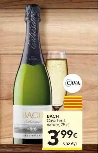 Caprabo Bach cava brut nature oferta