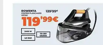 Pascual Martí Rowenta centro planchado oferta