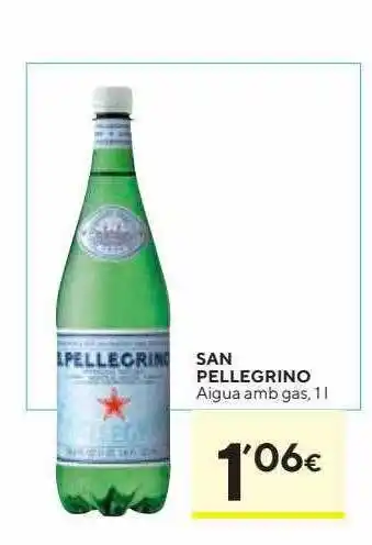 Caprabo San pallegrino aigua amb gas oferta