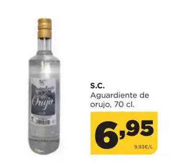 Alimerka S.C. Aguardiente de Oruho, 70cl oferta