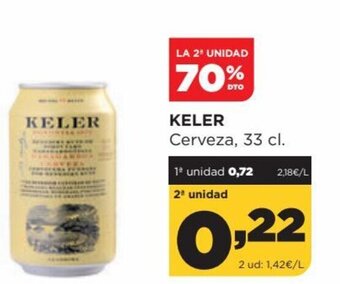 Alimerka Keler Cerveza, 33cl oferta
