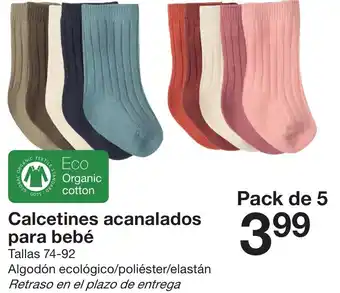 Zeeman Calcetines acanalados para bebè oferta