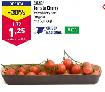 ALDI Gutbio Tomate Cherry 250g oferta