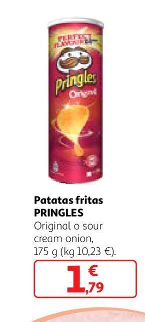 Alcampo Patatas fritas pringles oferta