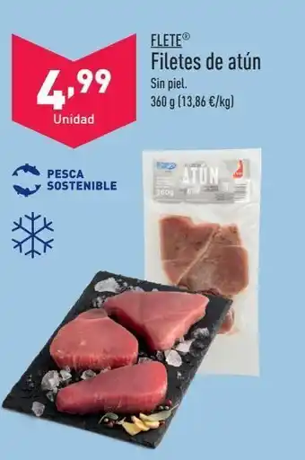 ALDI Filetes de atún flete oferta
