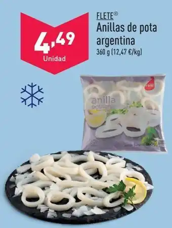 ALDI Anillas de pota argentina flete oferta