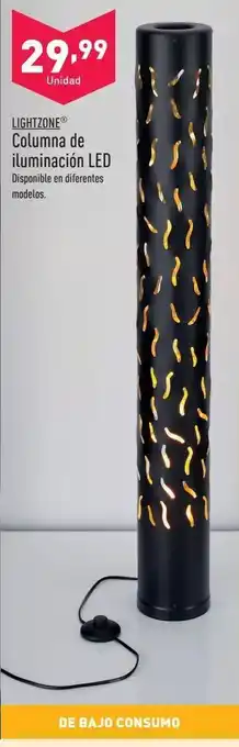 ALDI Columna de iluminación led lightzone oferta