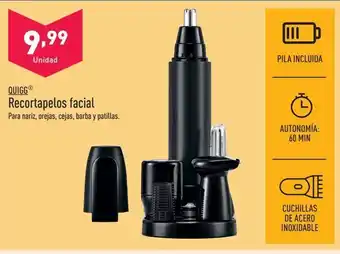 ALDI Recortapelos facial quigg oferta